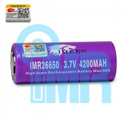 IMREN 26650 4200mAh 60A battery